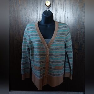 Pendleton Multicolor Striped Cardigan